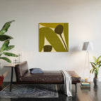 Abstract-botanical 04 Wood Wall Art Gallery Image 2
