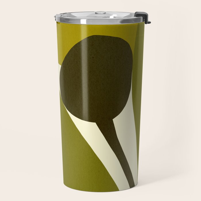 Abstract-botanical 04 Travel Mug Gallery Image 2
