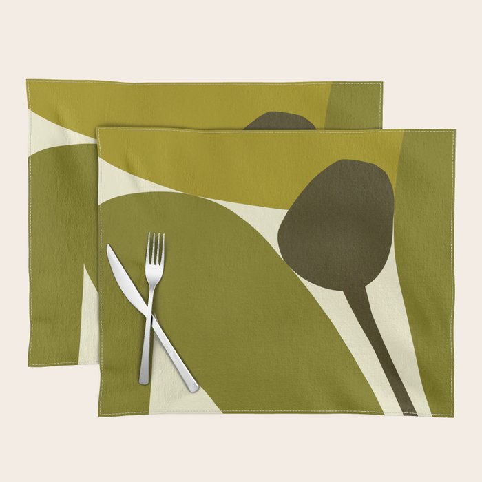 Abstract-botanical 04 Placemat Gallery Image 1