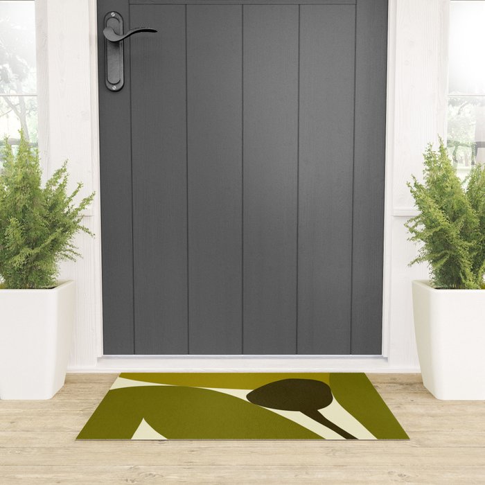 Abstract-botanical 04 Welcome Mat Gallery Image 3