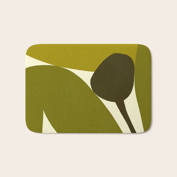 Abstract-botanical 04 Bath Mat Gallery Image 1