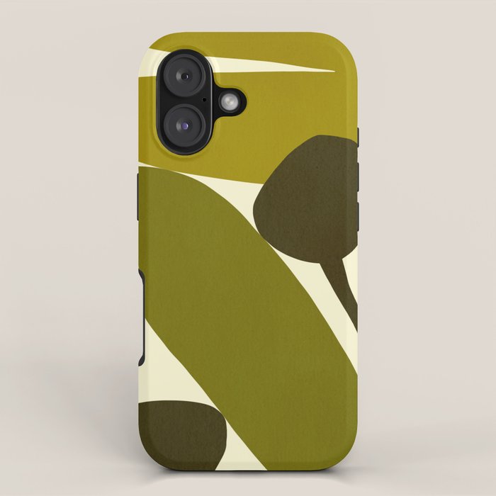 Abstract-botanical 04 iPhone Case Gallery Image 1