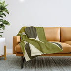 Abstract-botanical 04 Throw Blanket Gallery Image 1