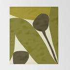 Abstract-botanical 04 Throw Blanket Gallery Image 2