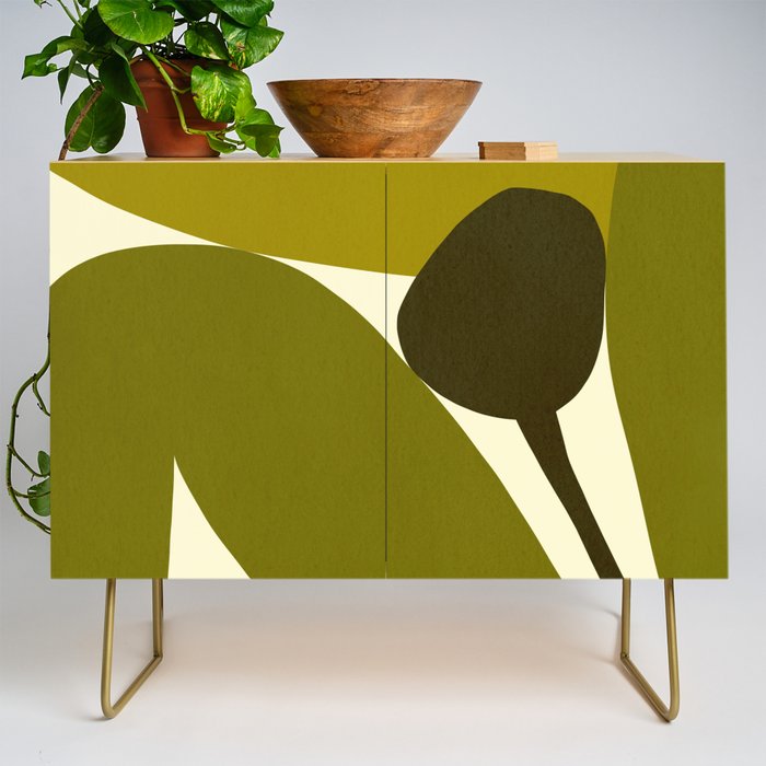 Abstract-botanical 04 Credenza Gallery Image 1