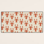Coastal Lobsters Nautical Crustacean Desk Mat Gallery Image 3