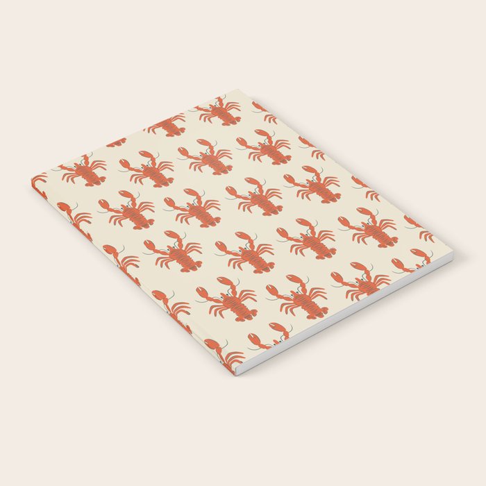 Coastal Lobsters Nautical Crustacean Notebook Gallery Image 1