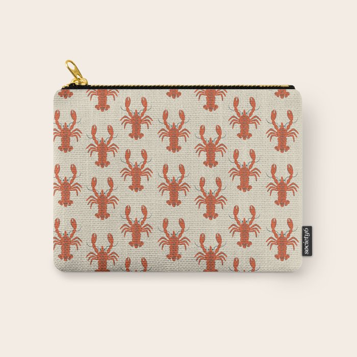 Coastal Lobsters Nautical Crustacean Carry All Pouch Gallery Image 1