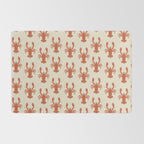 Coastal Lobsters Nautical Crustacean Rug Gallery Image 2