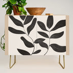 Minimalist plants and leaves Art 8 Credenza Gallery Image 1