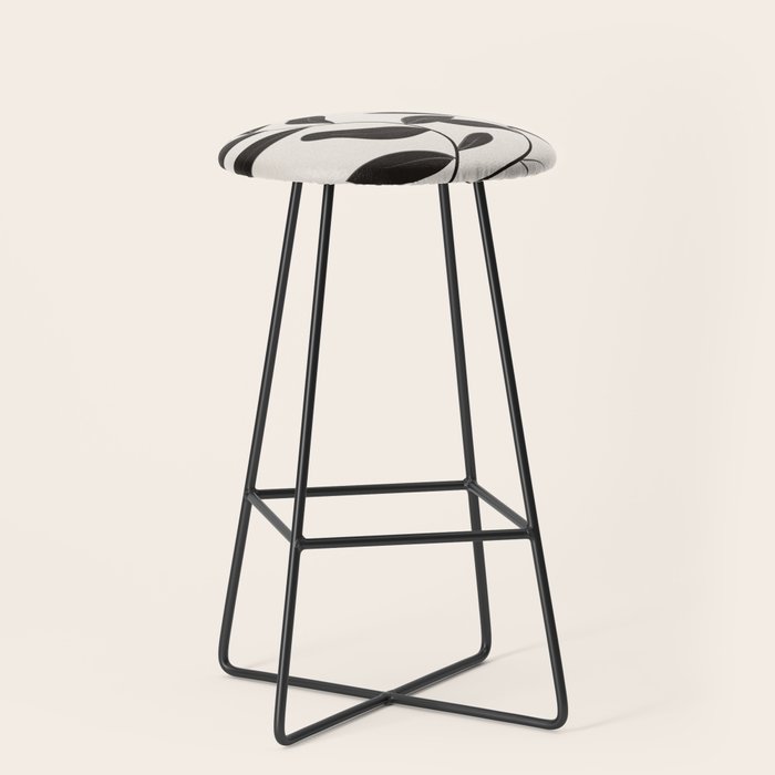 Minimalist plants and leaves Art 8 Stool Gallery Image 1