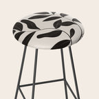 Minimalist plants and leaves Art 8 Stool Gallery Image 2