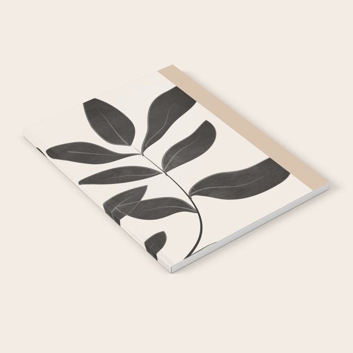 Minimalist plants and leaves Art 8 Notebook Gallery Image 2