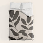 Minimalist plants and leaves Art 8 Comforter Gallery Image 6