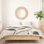 Minimalist plants and leaves Art 8 Duvet Cover Gallery Image 3