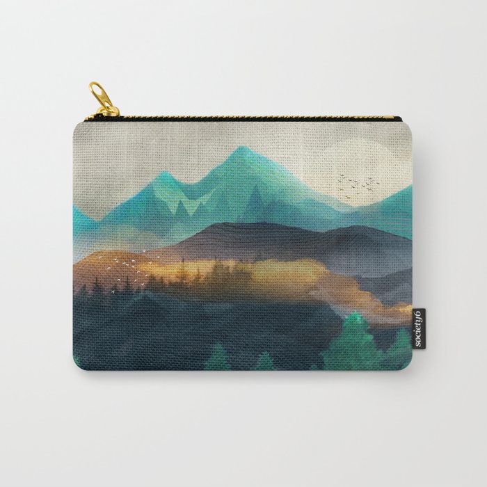 Green Wild Mountainside Carry All Pouch Gallery Image 1