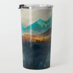 Green Wild Mountainside Travel Mug Gallery Image 3