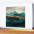 Green Wild Mountainside Wall Mural Gallery Image 2