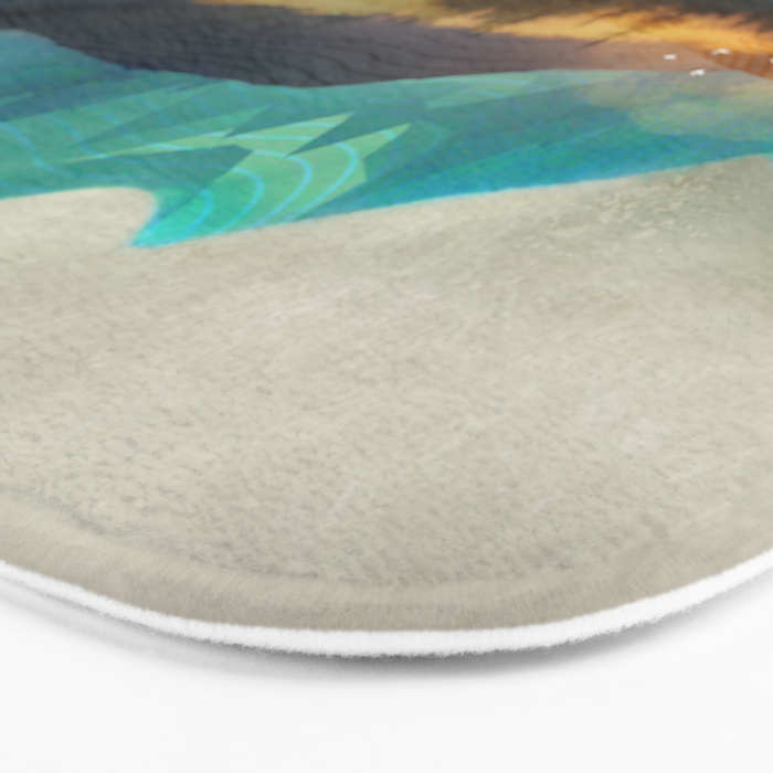 Green Wild Mountainside Bath Mat Gallery Image 3