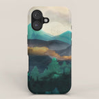 Green Wild Mountainside iPhone Case Gallery Image 1