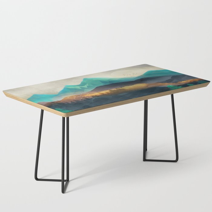 Green Wild Mountainside Coffee Table Gallery Image 1