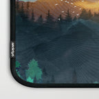 Green Wild Mountainside Laptop Sleeve Gallery Image 3