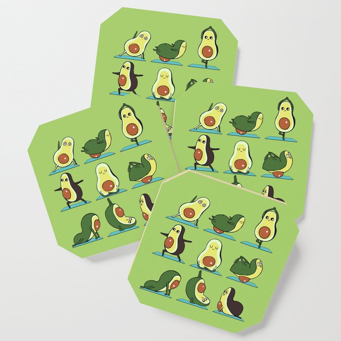 Avocado Yoga Coaster Gallery Image 1