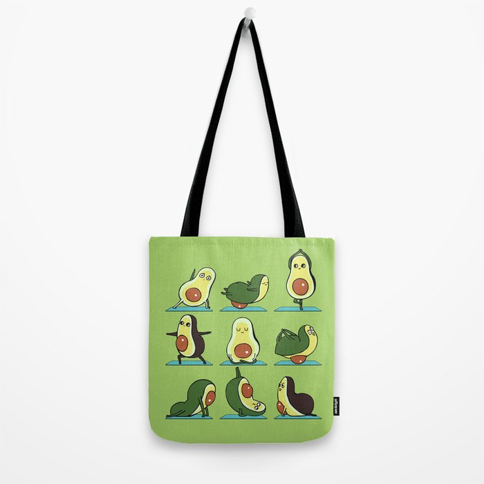 Avocado Yoga Tote Bag Gallery Image 2