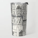 Washington DC toile gray Travel Mug Gallery Image 2