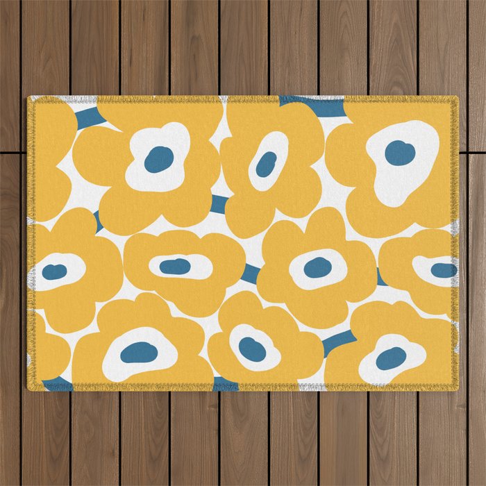 sunny flower land  Outdoor Rug Gallery Image 1