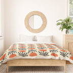 Retro 70s Tulip Pattern Duvet Cover Gallery Image 3