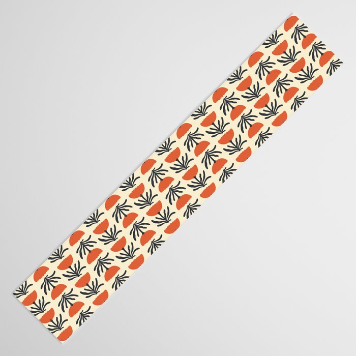 Retro 70s Tulip Pattern Table Runner Gallery Image 3