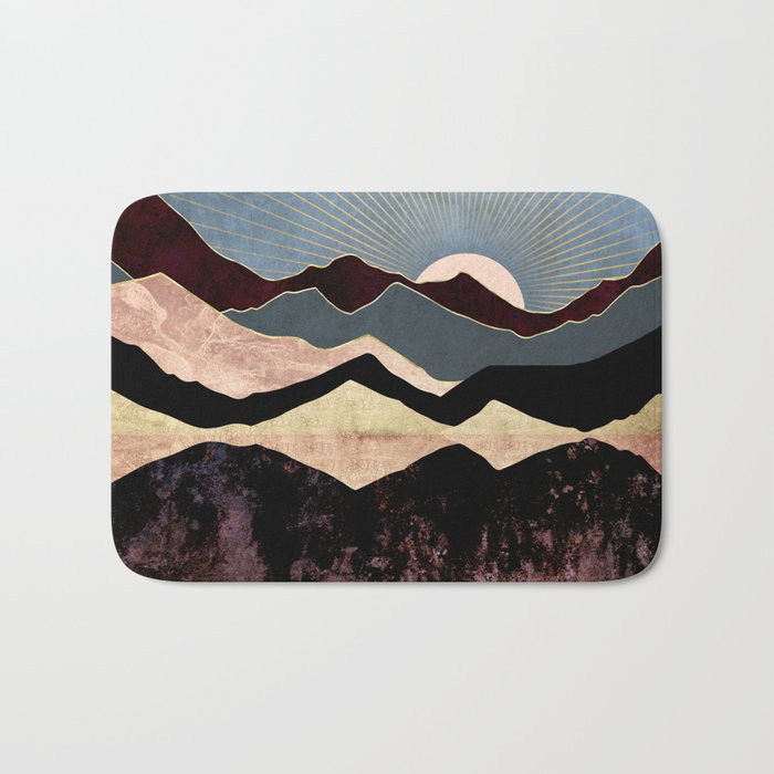 Crimson Peaks Bath Mat Gallery Image 1