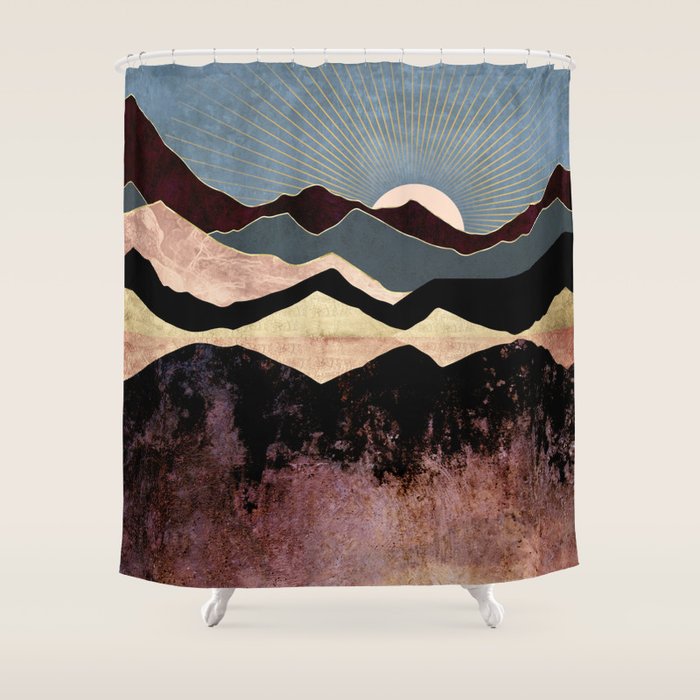 Crimson Peaks Shower Curtain Gallery Image 1
