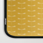 Dragonfly Pattern XIV Golden Yellow Laptop Sleeve Gallery Image 3