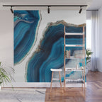 Blue Agate Wall Mural Gallery Image 1