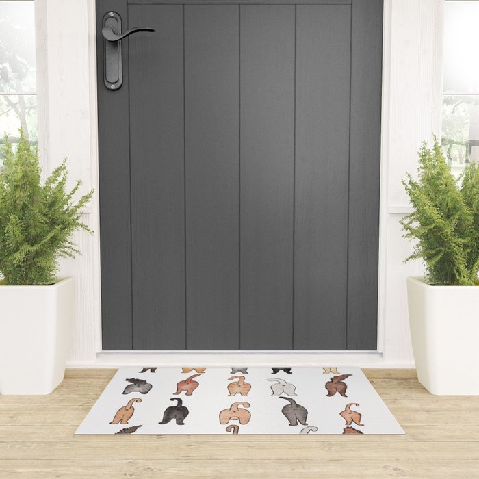 Cat butts Welcome Mat Gallery Image 3