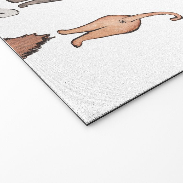 Cat butts Welcome Mat Gallery Image 2