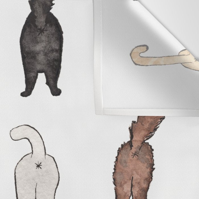 Cat butts Wall Tapestry Gallery Image 3
