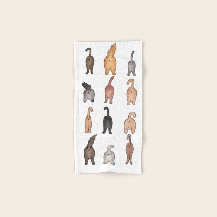 Cat butts Bath Towel Gallery Image 1