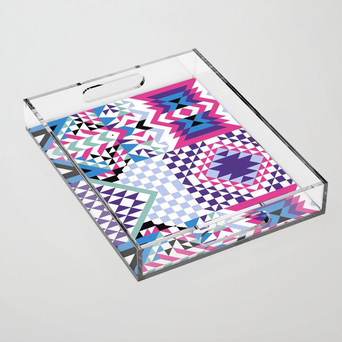 MB2 Tribal geometric Acrylic Tray Gallery Image 1