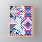 MB2 Tribal geometric Mini Art Print Gallery Image 1