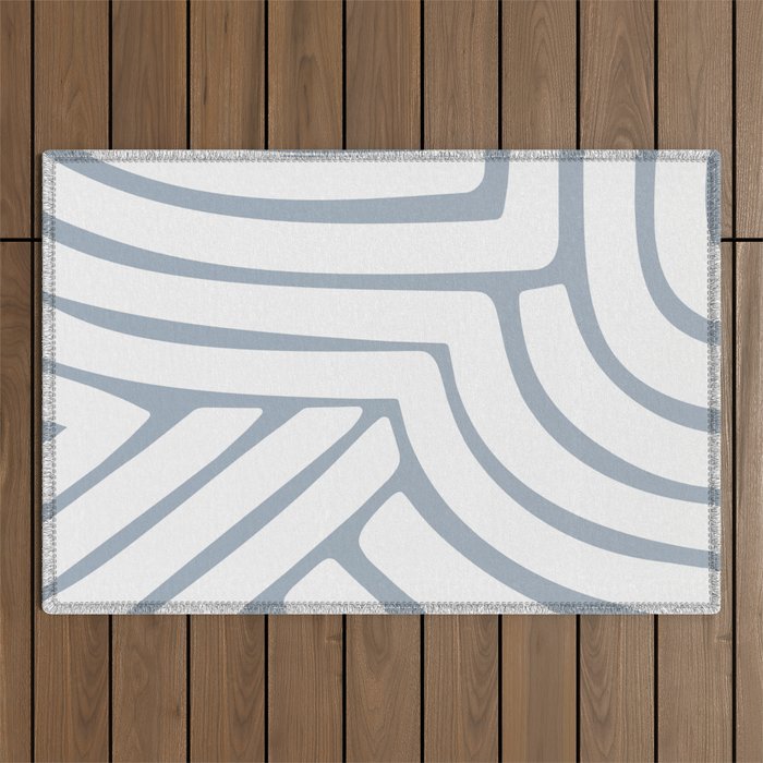 Abstract Stripes LXXII Outdoor Rug Gallery Image 1