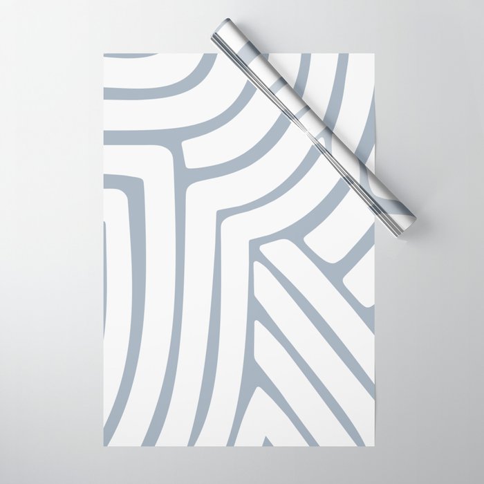 Abstract Stripes LXXII Wrapping Paper Gallery Image 1