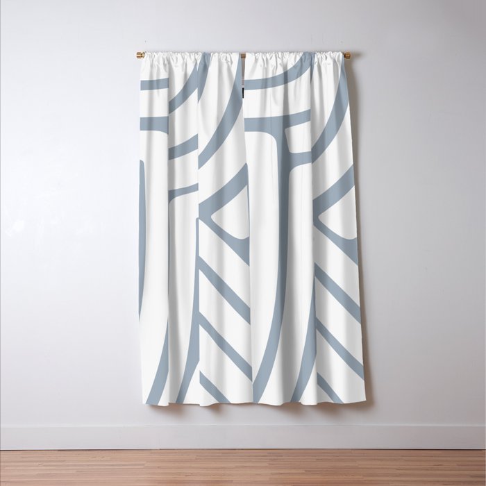 Abstract Stripes LXXII Window Curtain Gallery Image 3