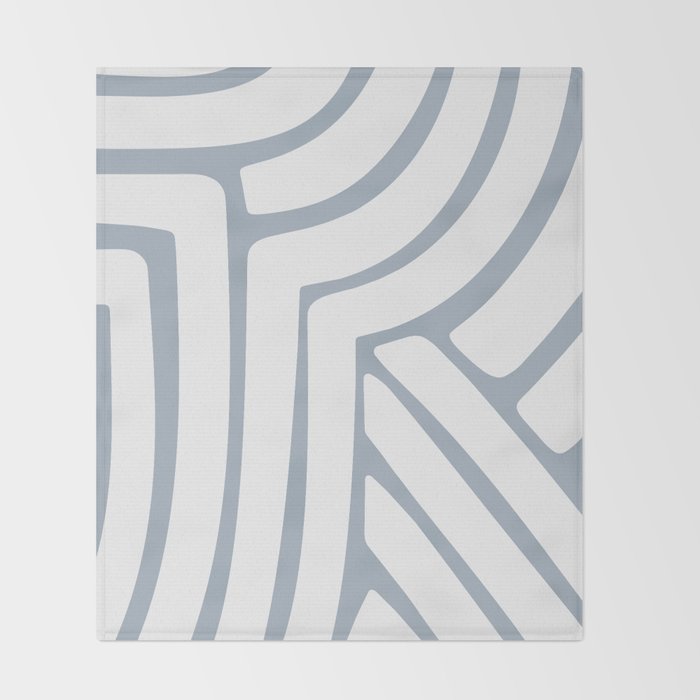Abstract Stripes LXXII Throw Blanket Gallery Image 2