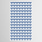 Vintage Bows V Blue Tablecloth Gallery Image 2