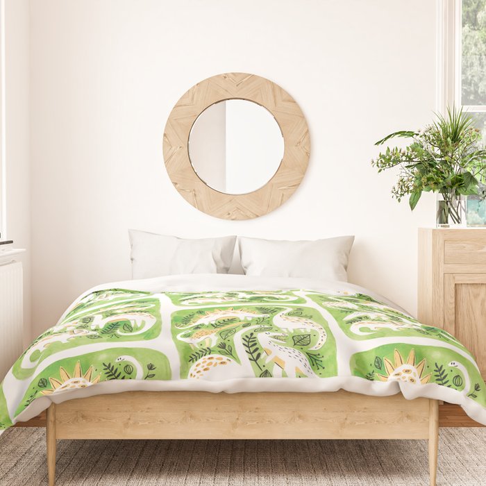 Dinosaur Forest Duvet Cover Gallery Image 3