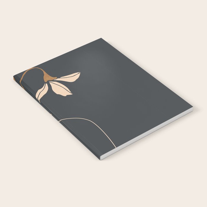 Minimal Abstract Art Vase Flower 6 Notebook Gallery Image 2