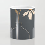 Minimal Abstract Art Vase Flower 6 Coffee Mug Gallery Image 4